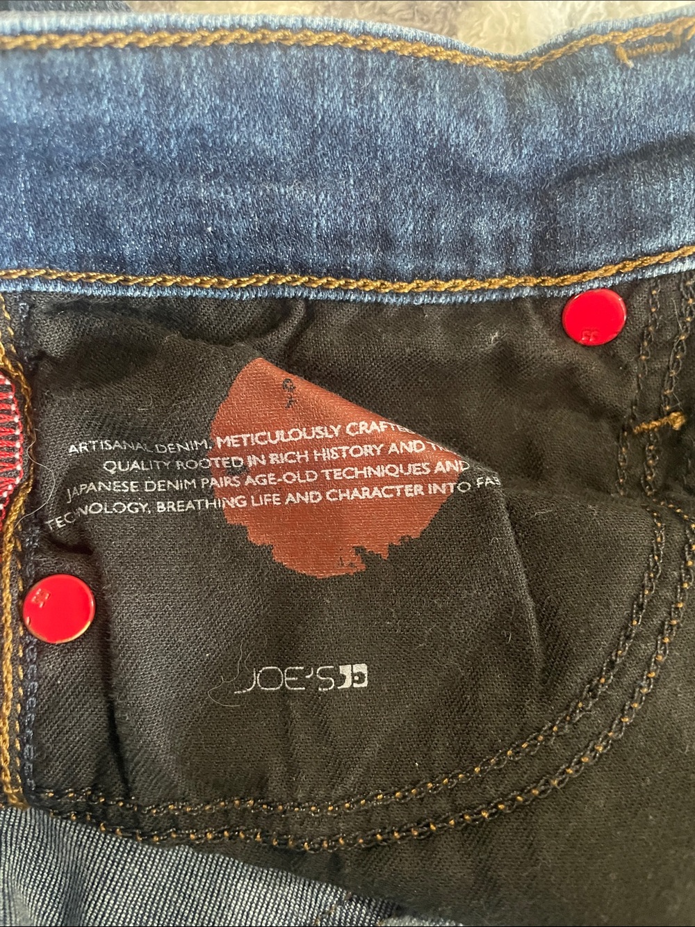 Joe's Jeans Women’s Dark Blue ‘Petite Bootcut’ Jeans Size 24 - Picture 8 of 8